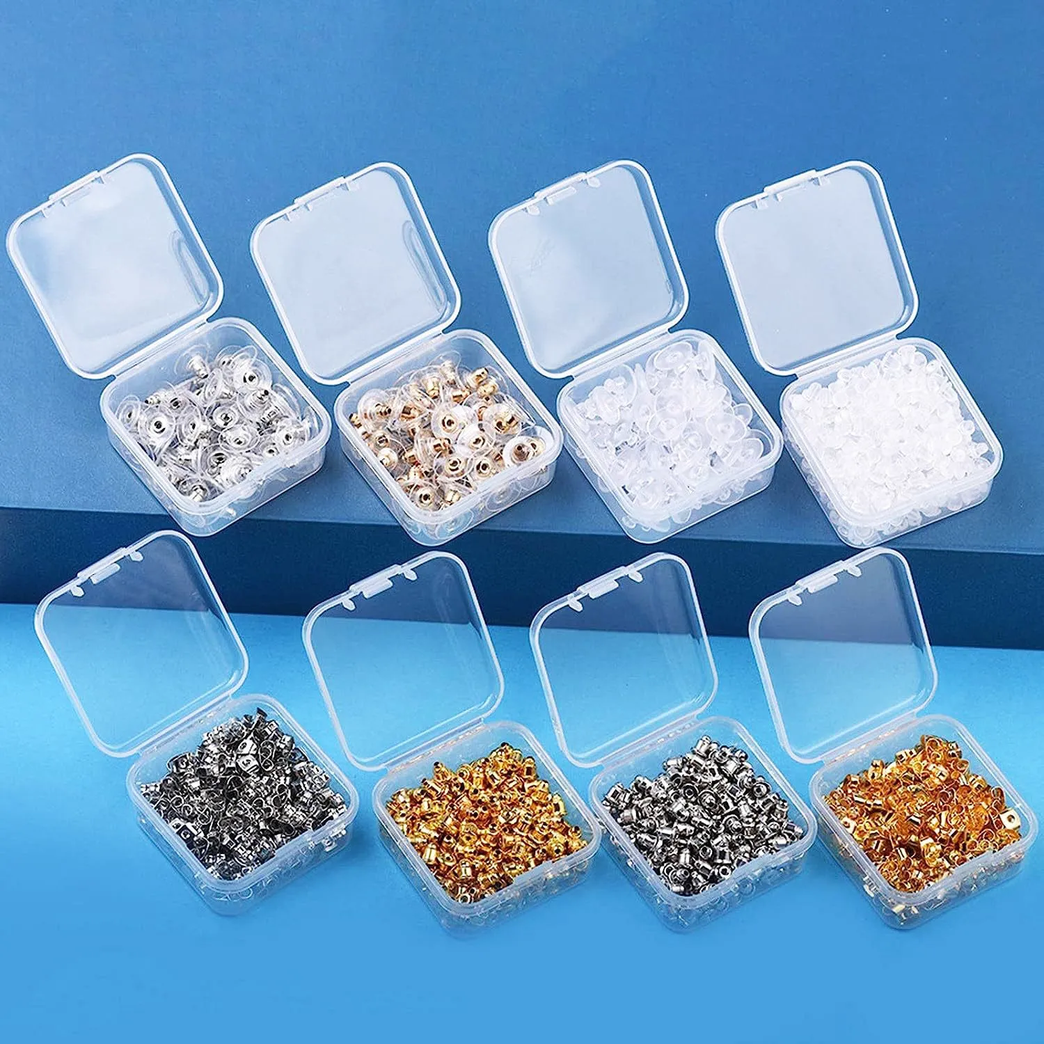 12 In 1 Slimline Clear Storage Box Set With Hanging