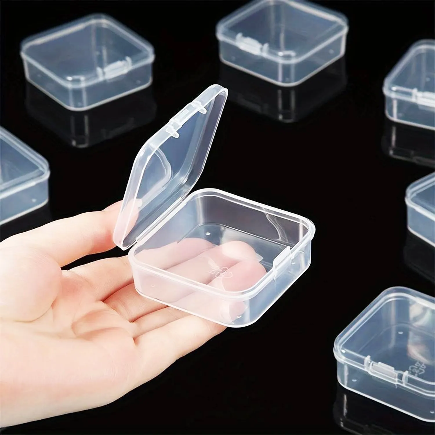 12 In 1 Slimline Clear Storage Box Set With Hanging