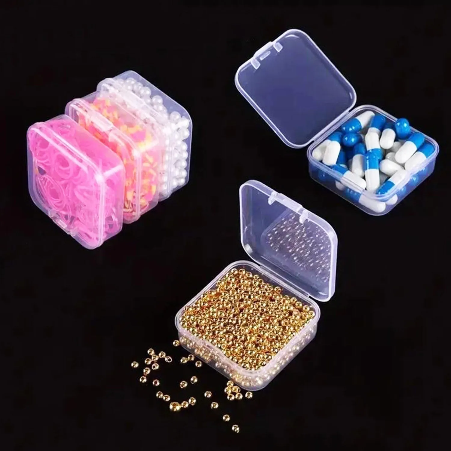 12 In 1 Slimline Clear Storage Box Set With Hanging