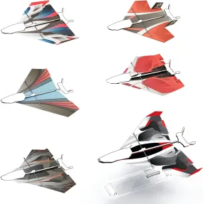12 Paper Airplane Templates for  2.0 & 4.0. Color Paper Airplanes Templates and Display Stand for Plane.  2.0 or 4.0 Is Not Included