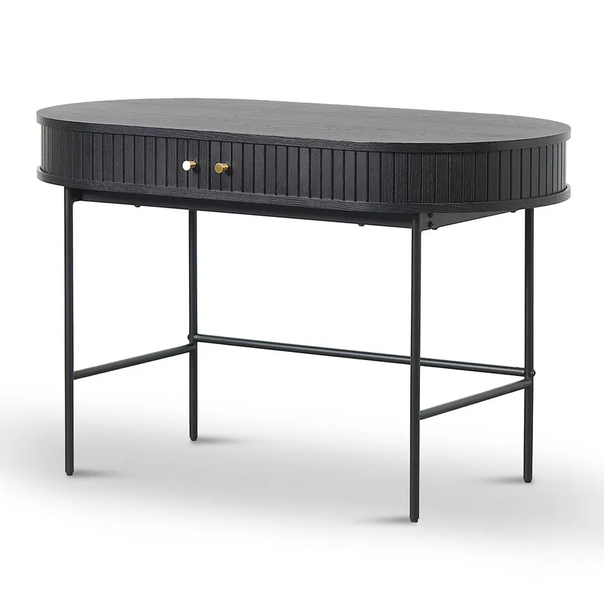 1.2m Home Office Desk - Full Black