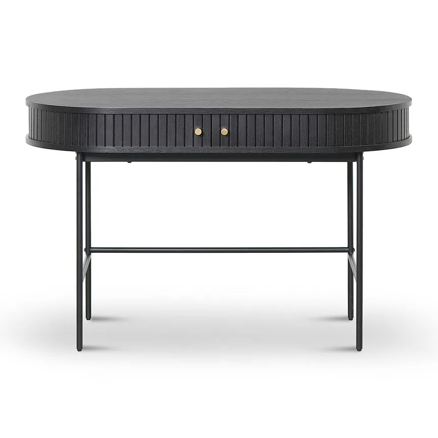 1.2m Home Office Desk - Full Black