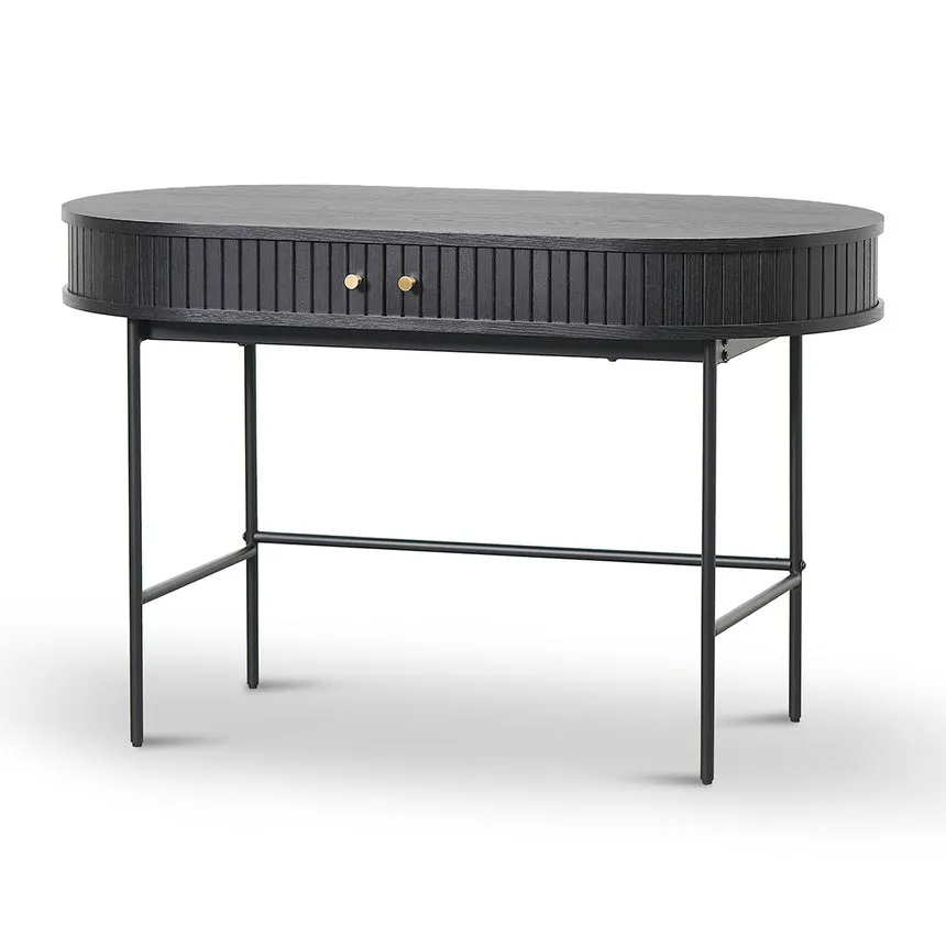 1.2m Home Office Desk - Full Black
