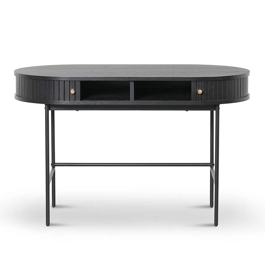1.2m Home Office Desk - Full Black