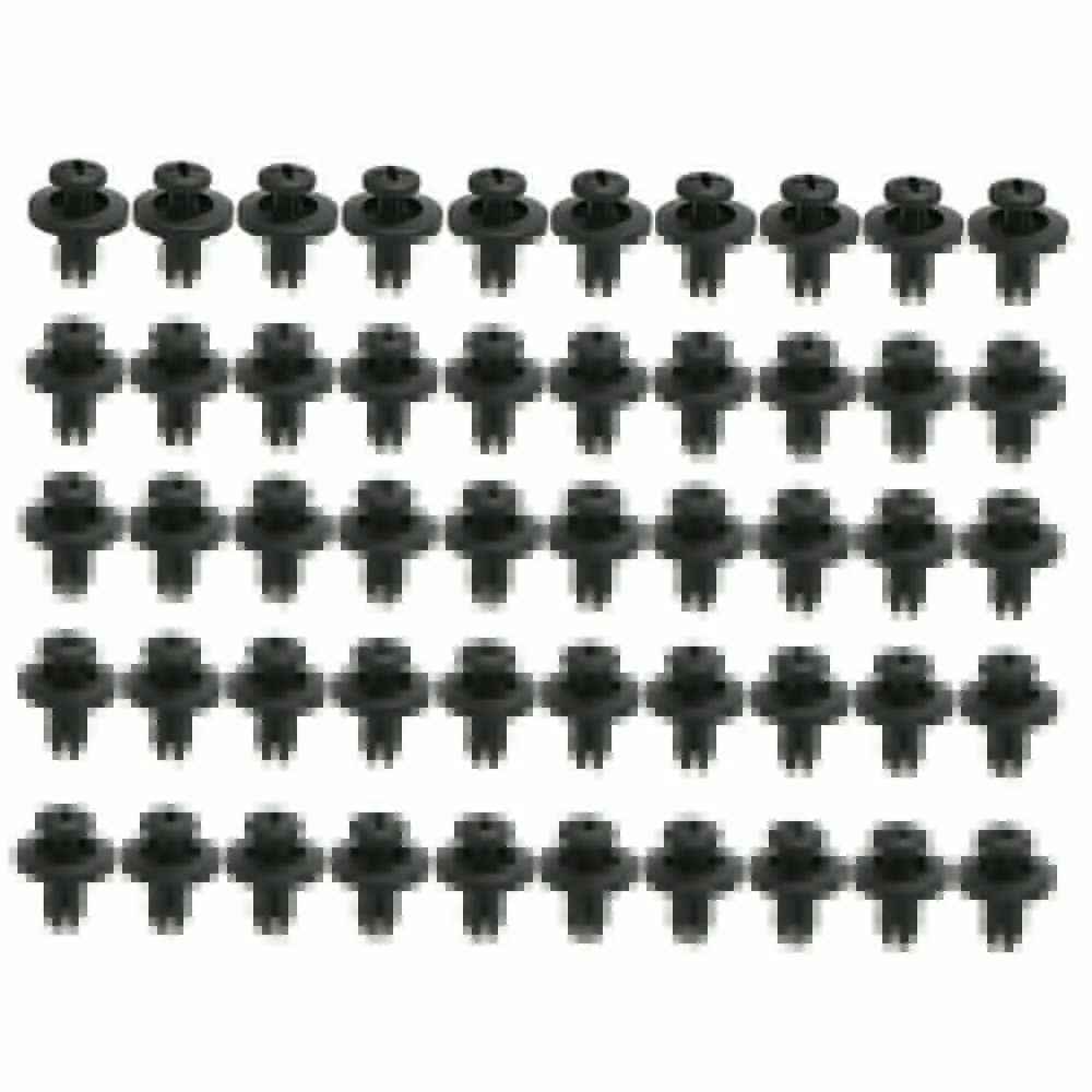 190pcs Car Retainer Clips 6 Sizes Fasteners Kit Rivet Push Rod