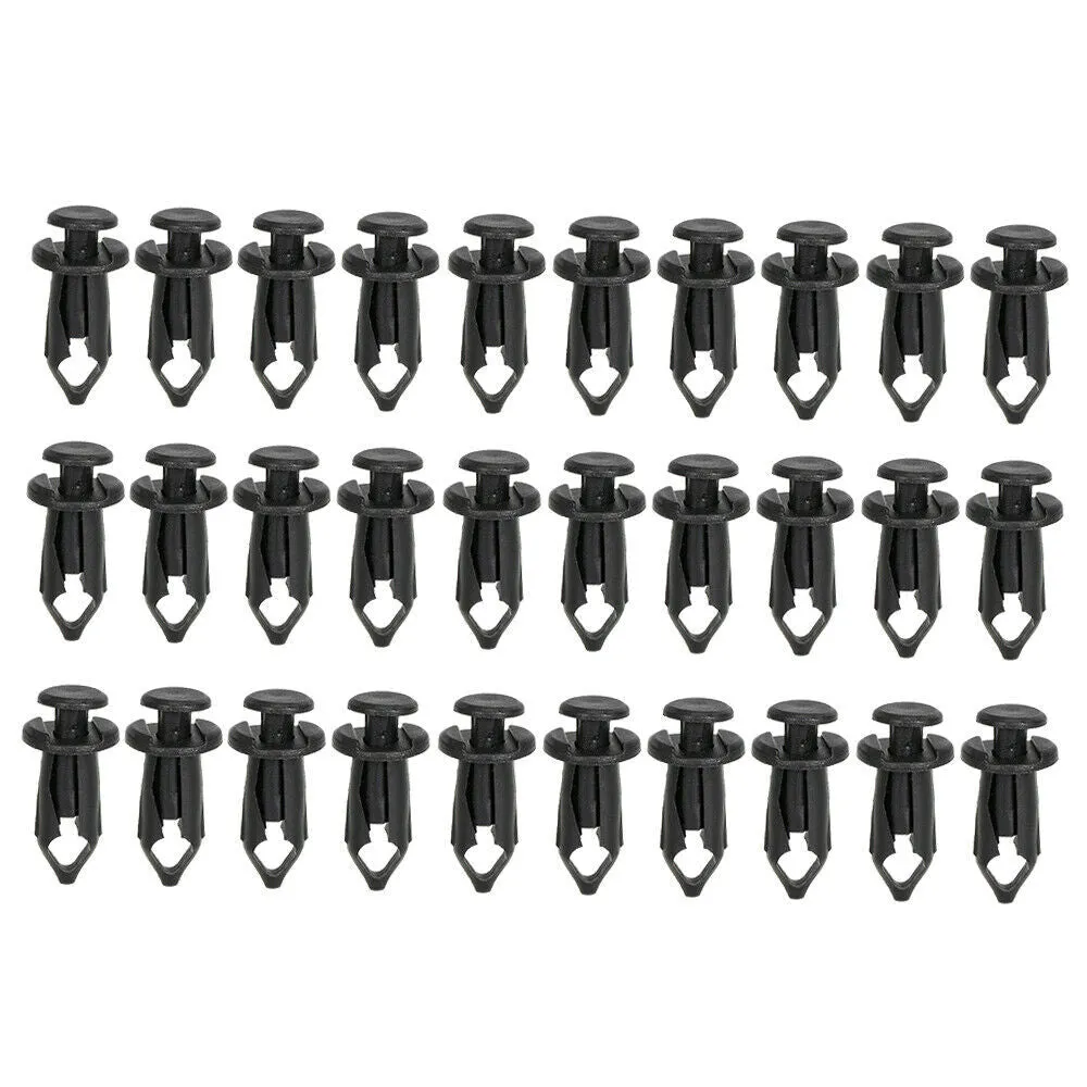 190pcs Car Retainer Clips 6 Sizes Fasteners Kit Rivet Push Rod