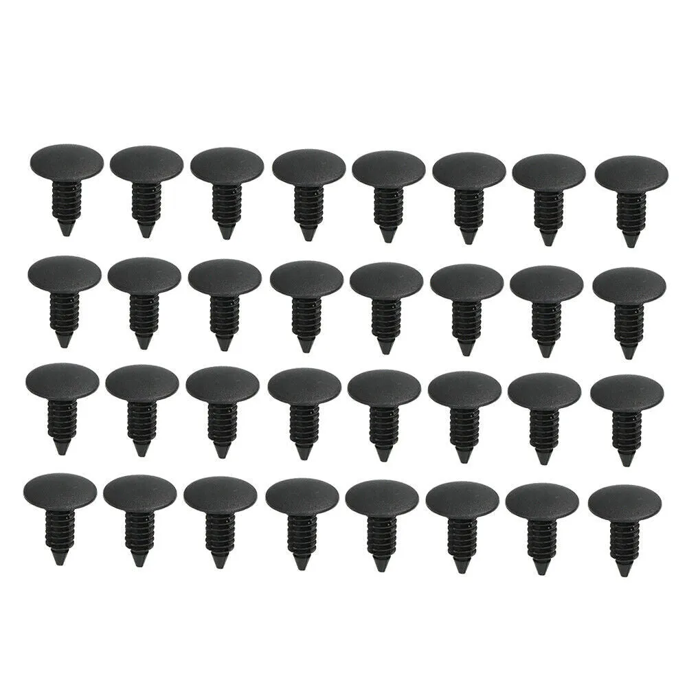 190pcs Car Retainer Clips 6 Sizes Fasteners Kit Rivet Push Rod