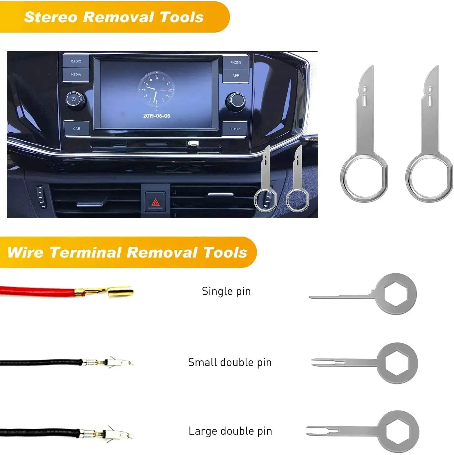 19Pcs Trim Removal Tool Kit Blue