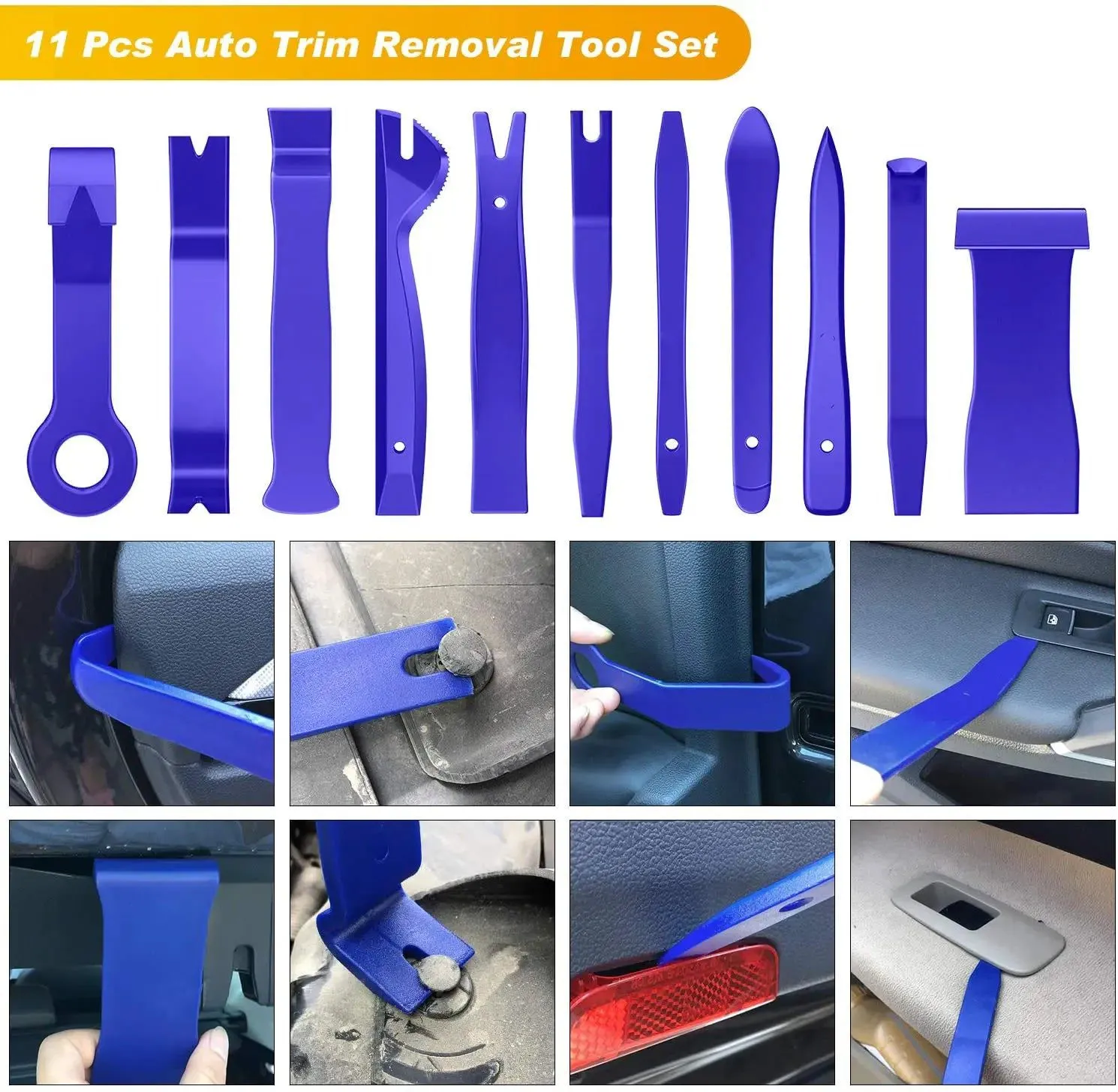19Pcs Trim Removal Tool Kit Blue