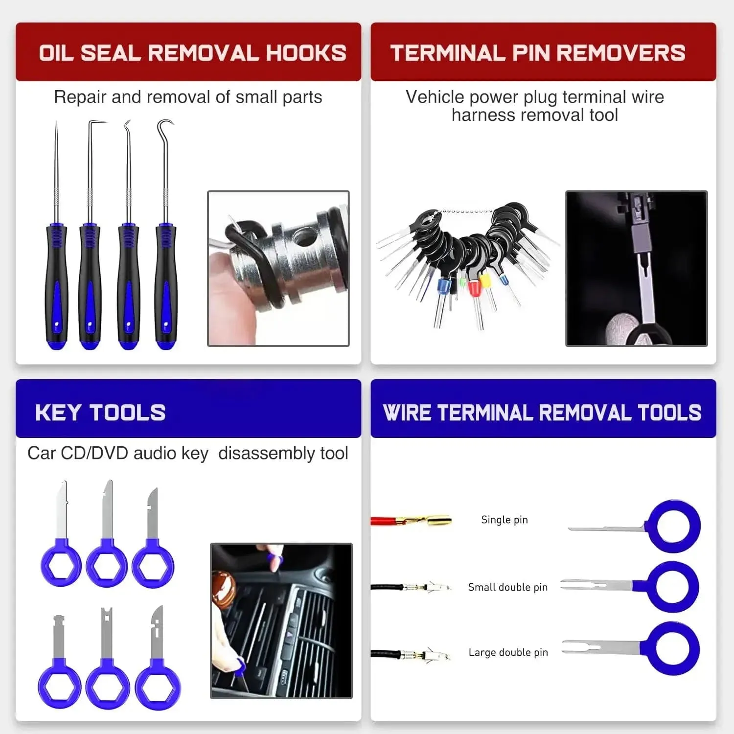 238 Pcs Trim Removal Tool Kit Blue