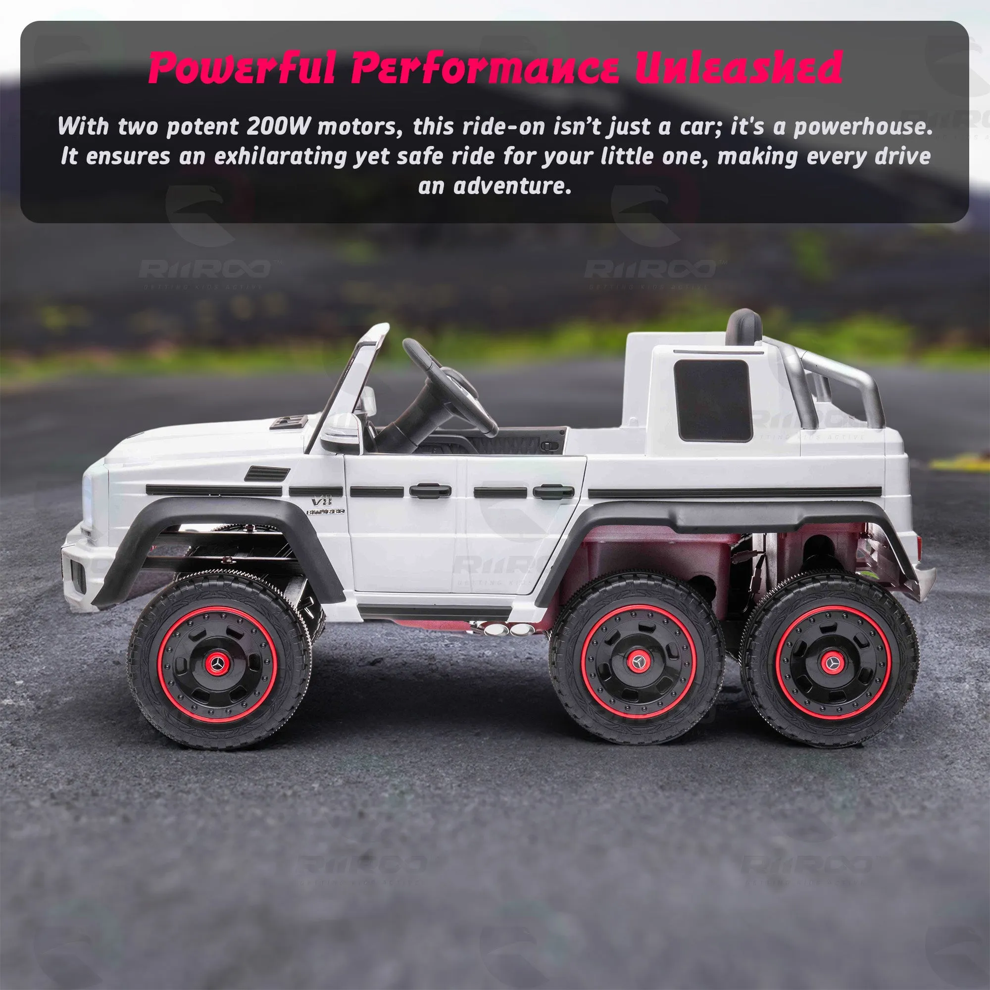 24V Mercedes Benz G63 AMG 6X6