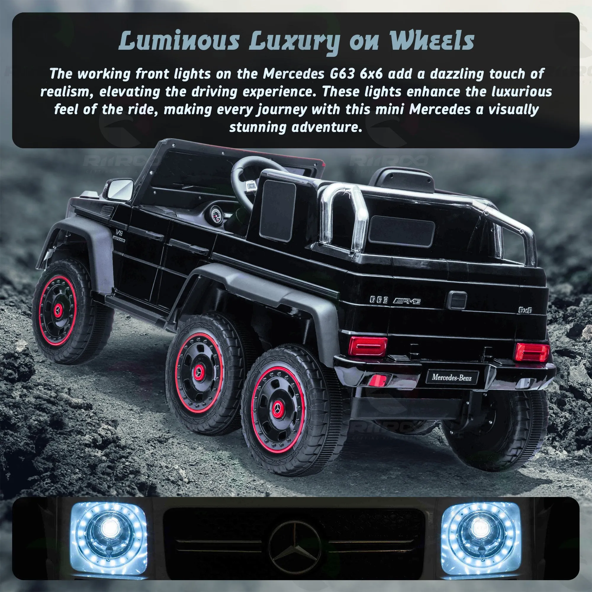 24V Mercedes Benz G63 AMG 6X6