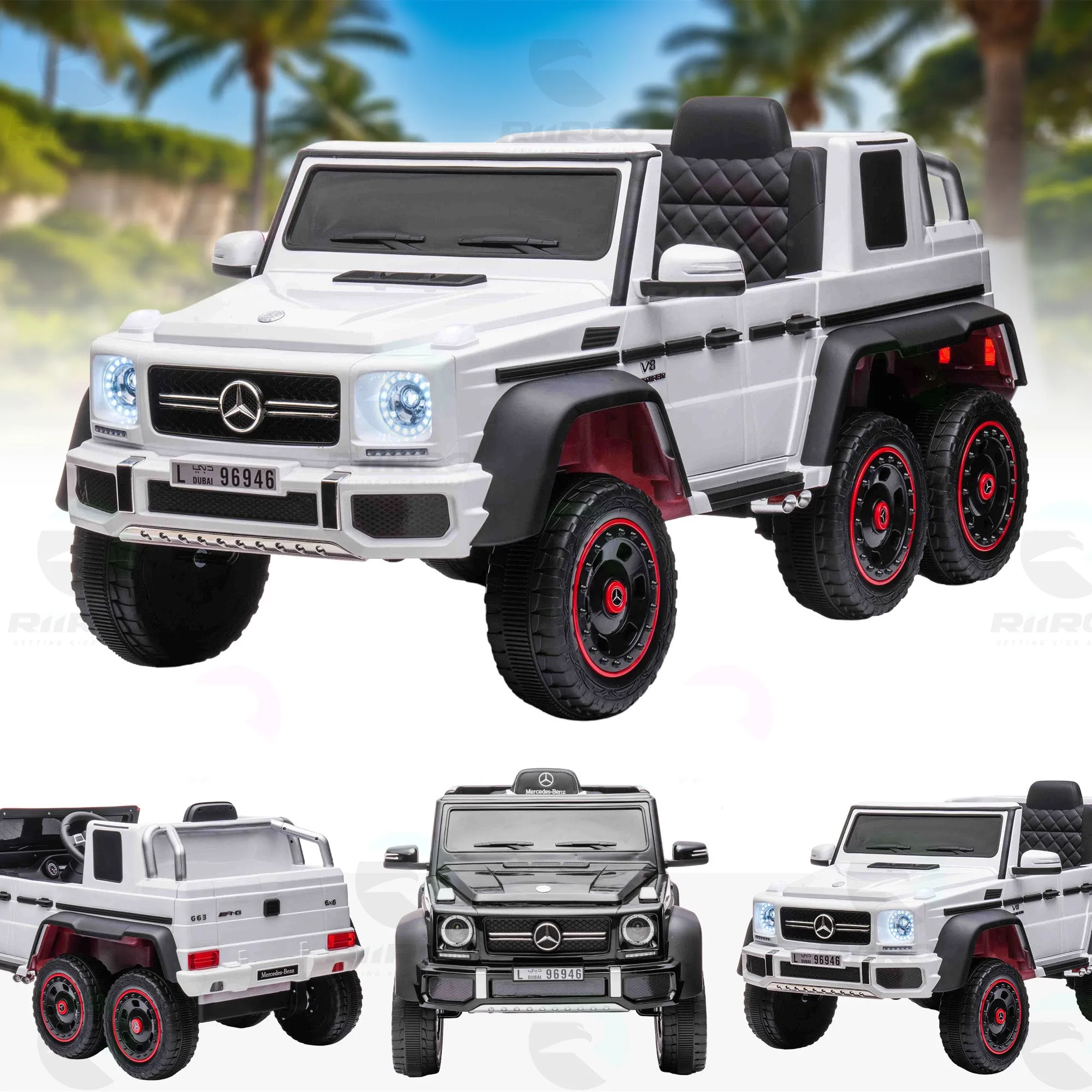 24V Mercedes Benz G63 AMG 6X6