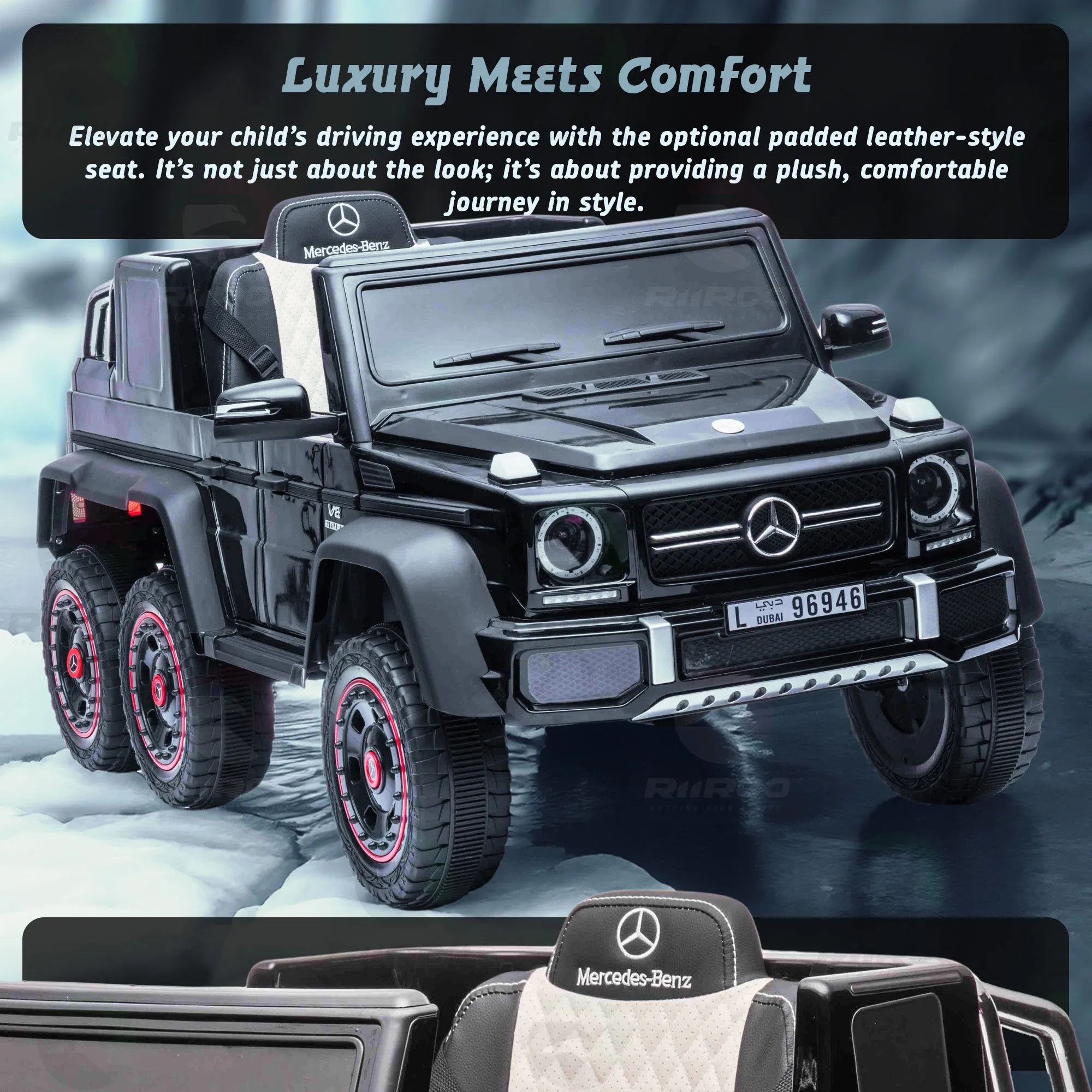 24V Mercedes Benz G63 AMG 6X6