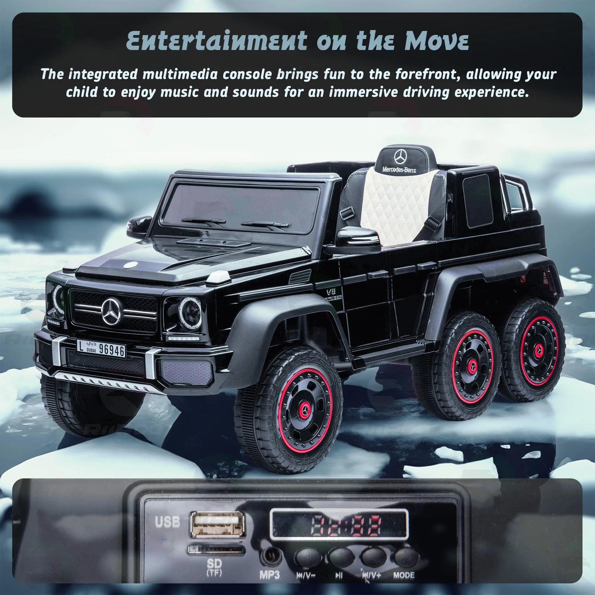 24V Mercedes Benz G63 AMG 6X6
