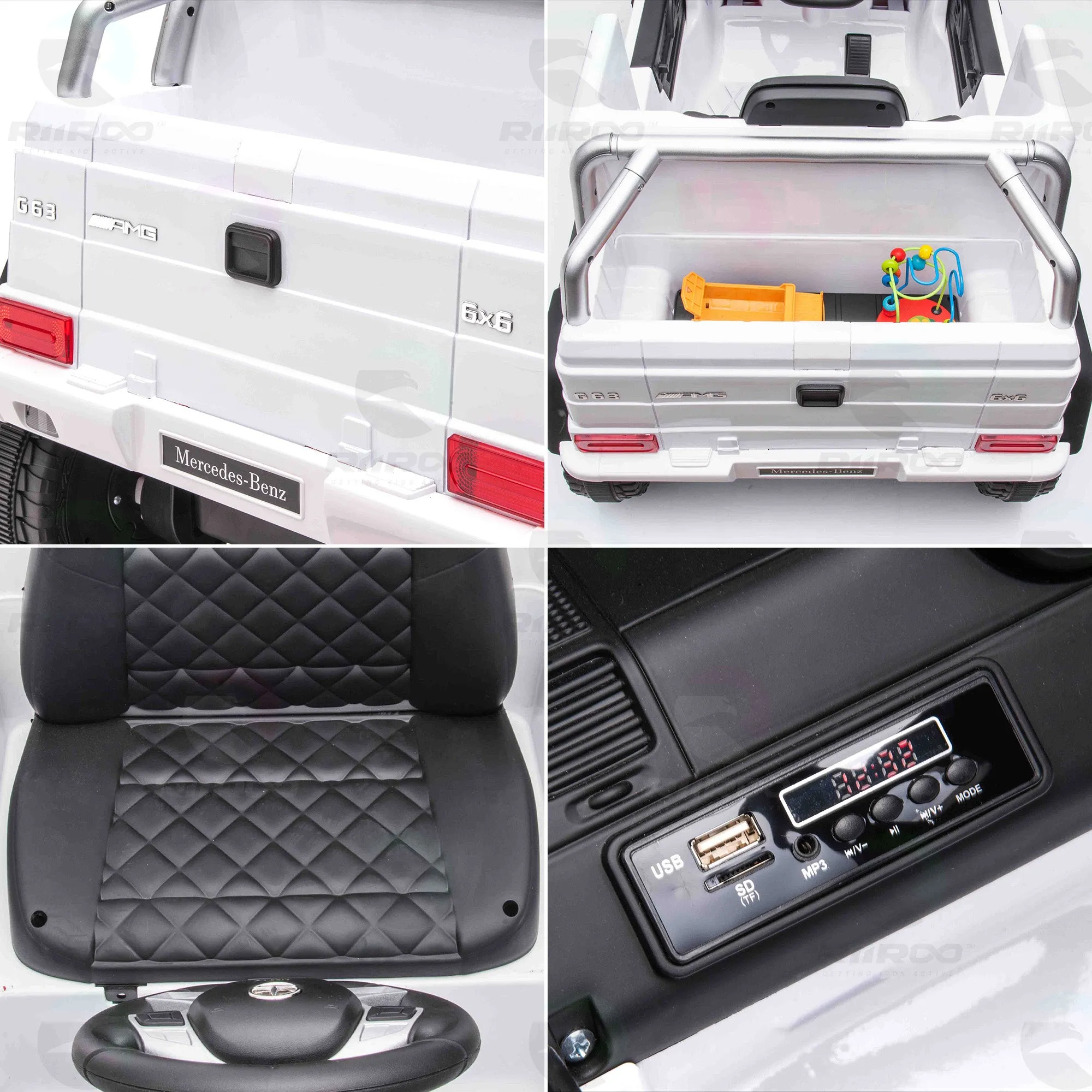 24V Mercedes Benz G63 AMG 6X6
