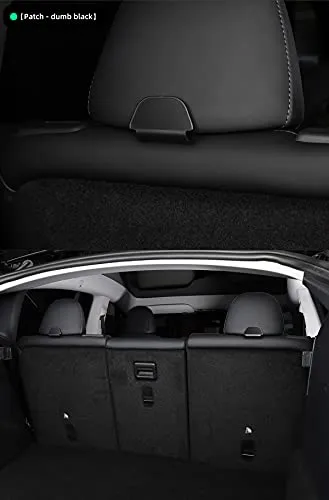 2nd Row Rear Seat Headrest Trunk Storage Hooks for Tesla Model Y (Gray Suede)