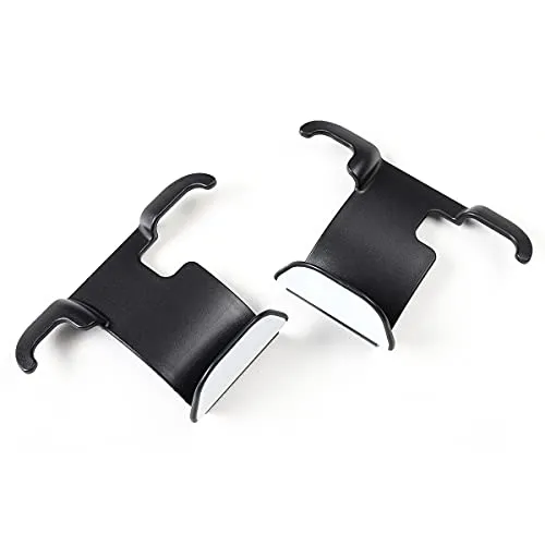 2nd Row Rear Seat Headrest Trunk Storage Hooks for Tesla Model Y (White)