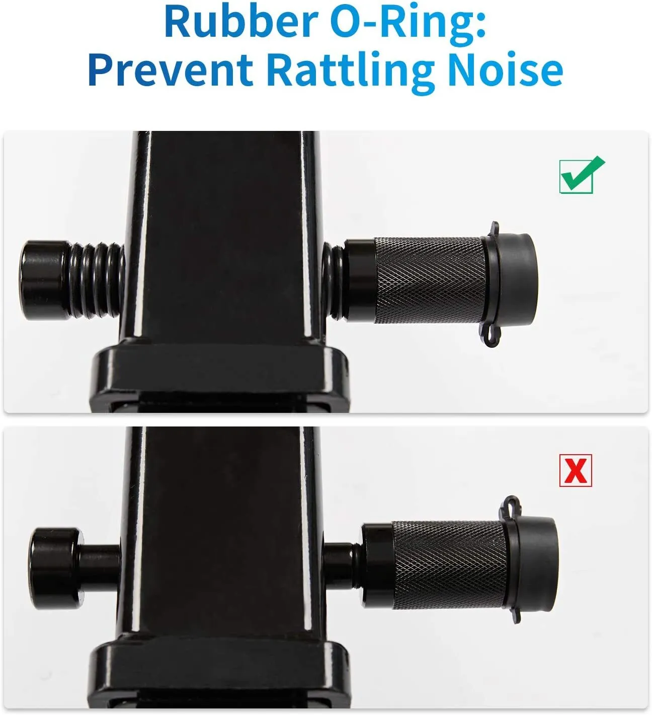 2pcs Trailer Hitch Receiver And Coupler Lock Kit Long Trailer