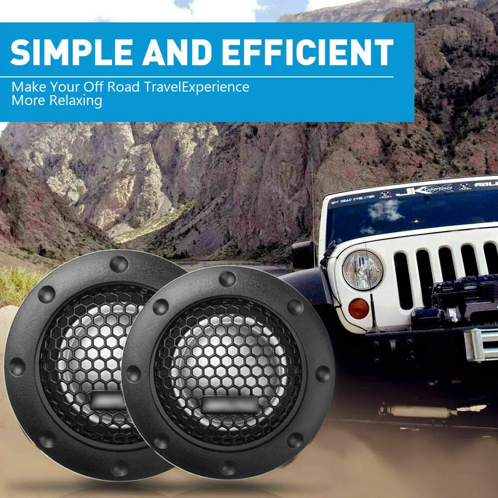 2PCS Tweeter Car Audio Silk Film For Car Modification 180W