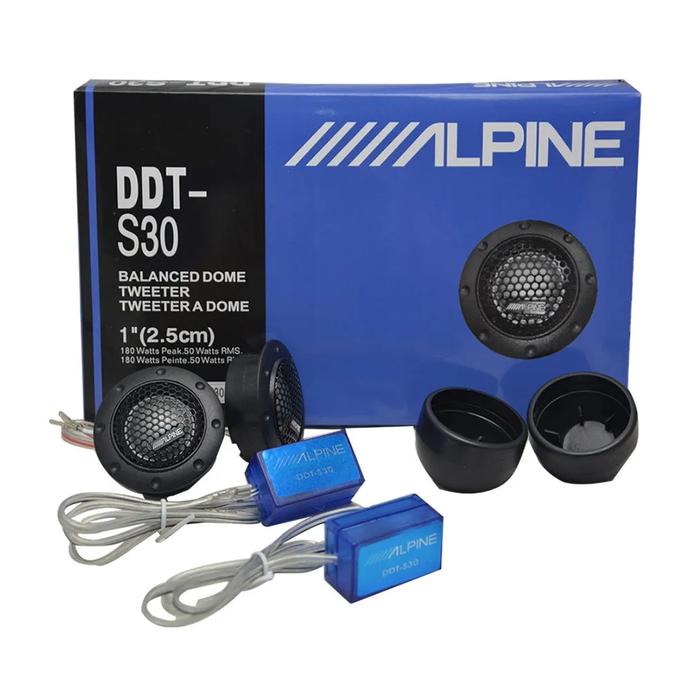 2PCS Tweeter Car Audio Silk Film For Car Modification 180W