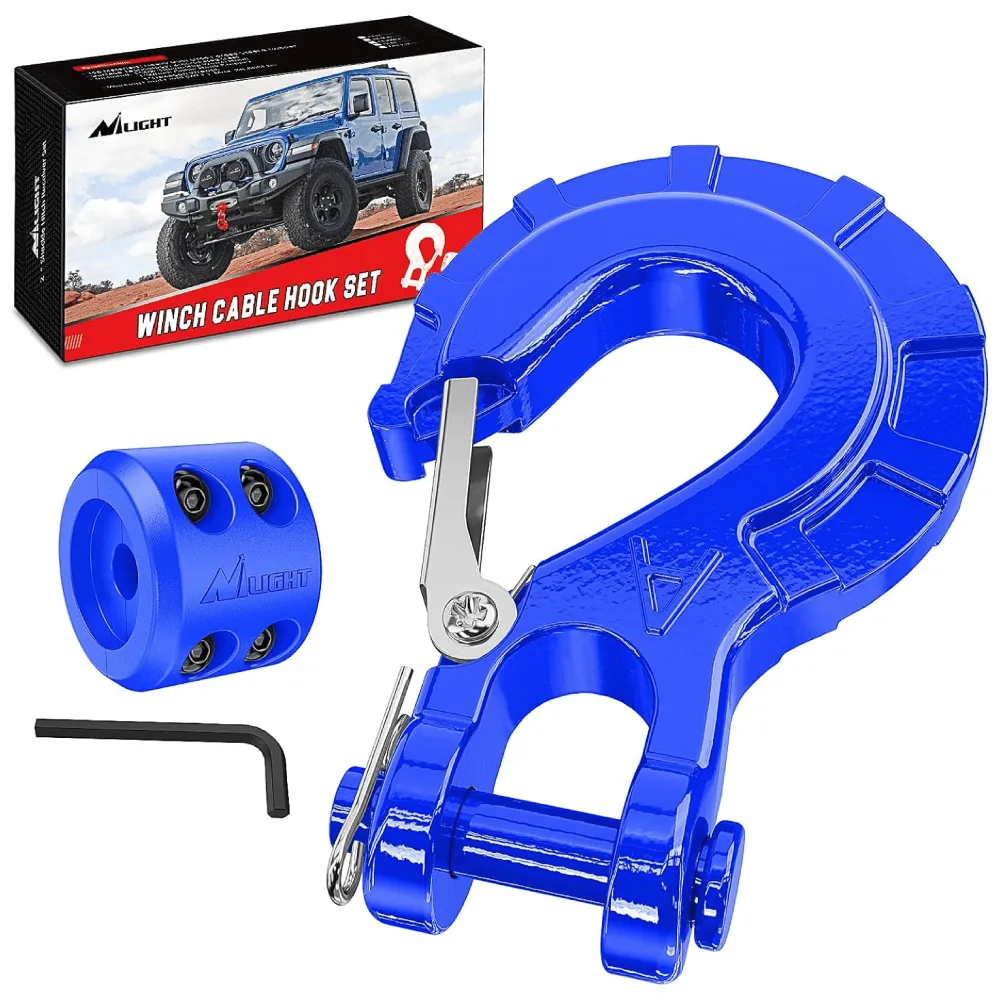 3/8 inch Grade 70 Winch Hook Blue