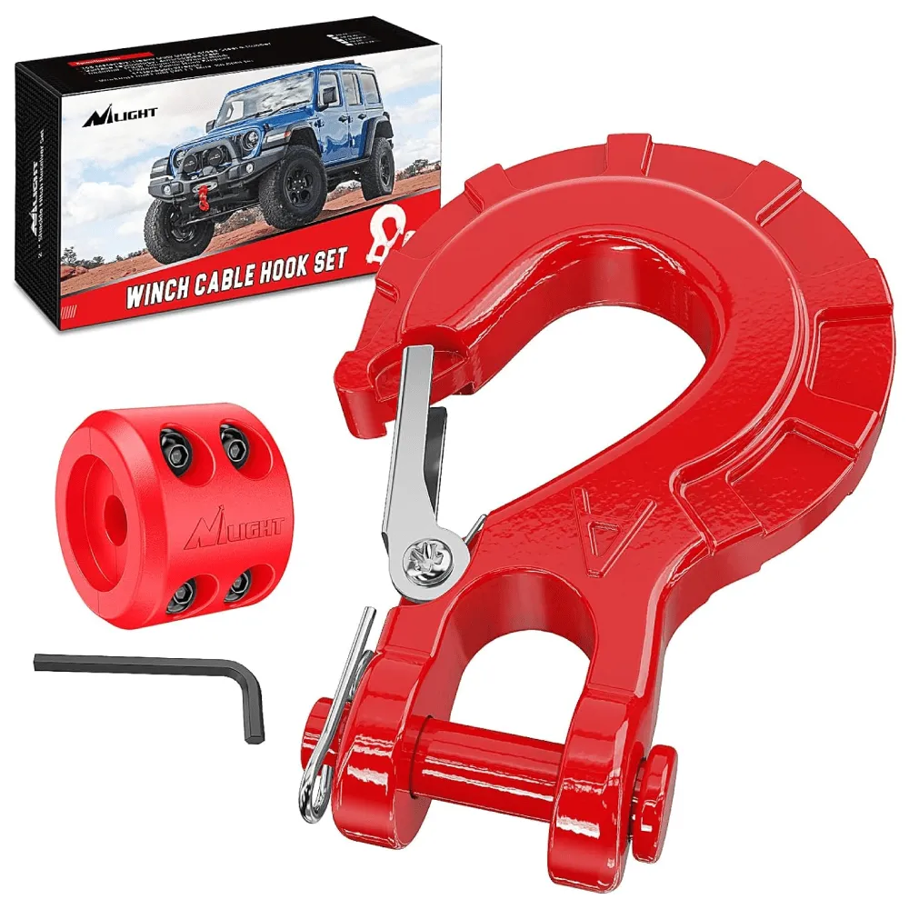 3/8 inch Grade 70 Winch Hook Red