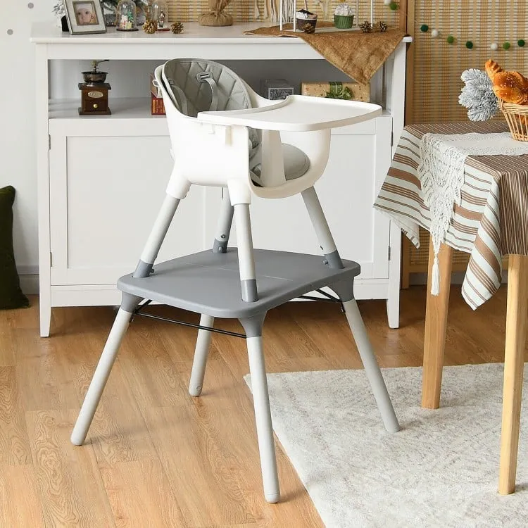 4-in-1 Baby Convertible Toddler Table Chair Set