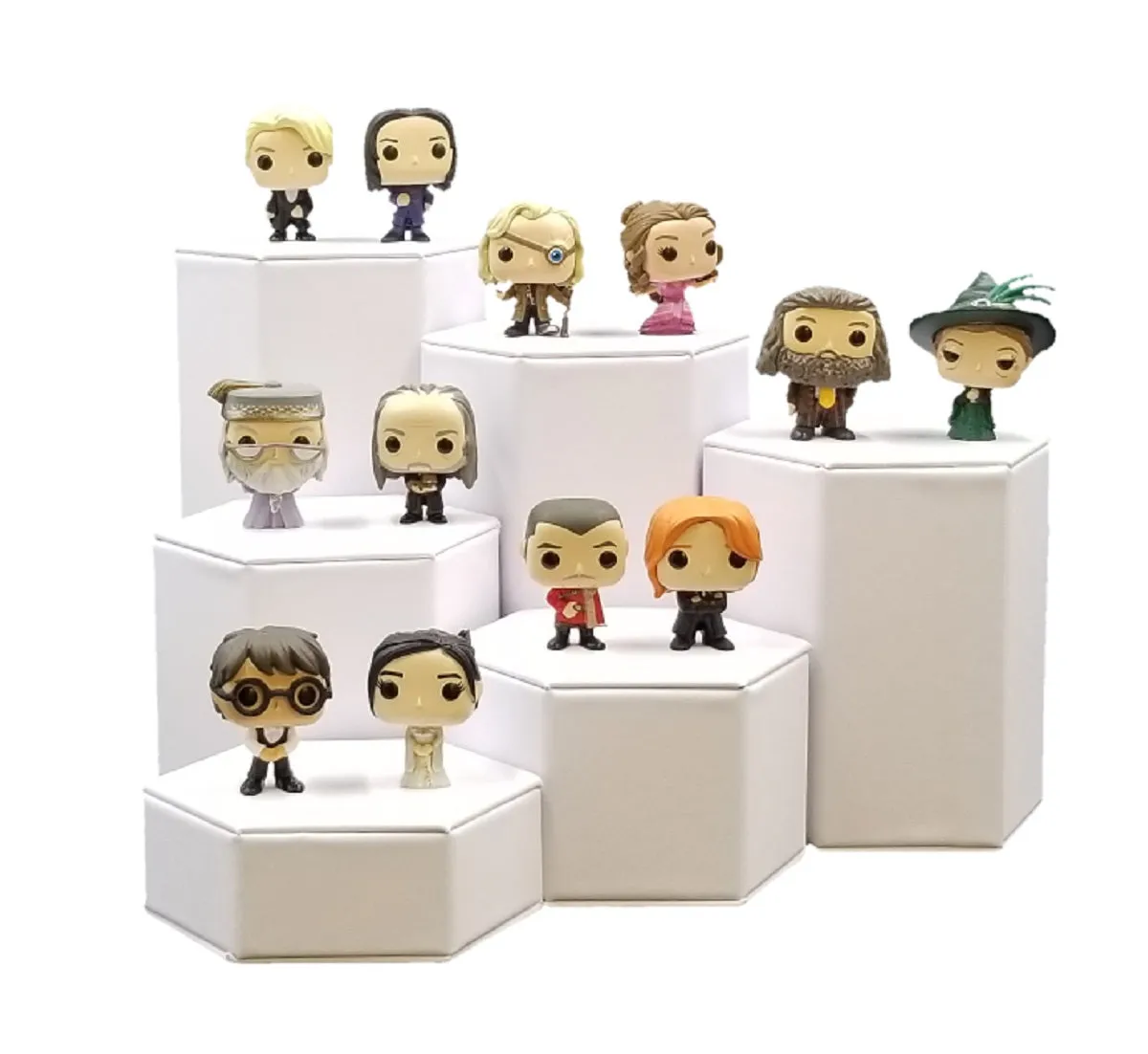6 Piece Hexagon Riser Display Set
