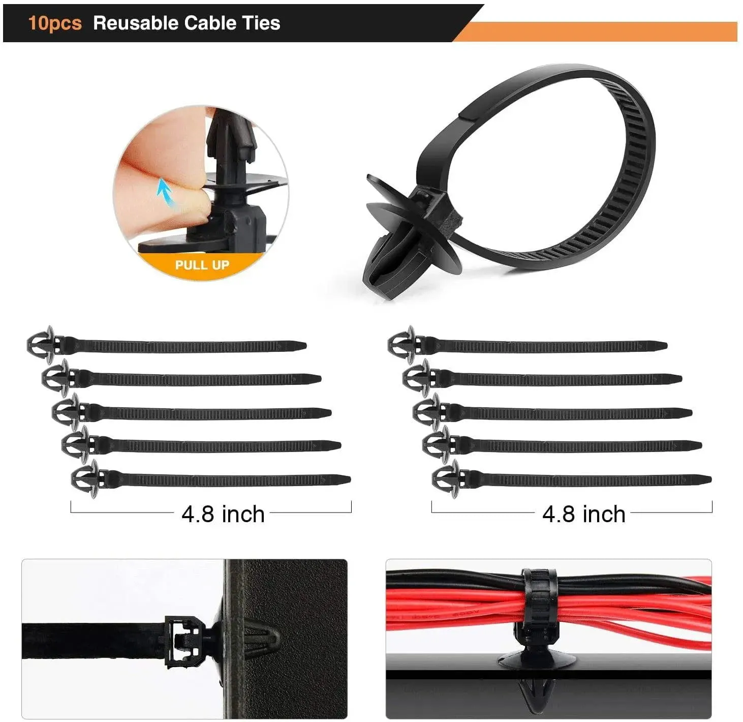 60 Pcs Car Push Retainer Clips Kits For Honda GM Mazda