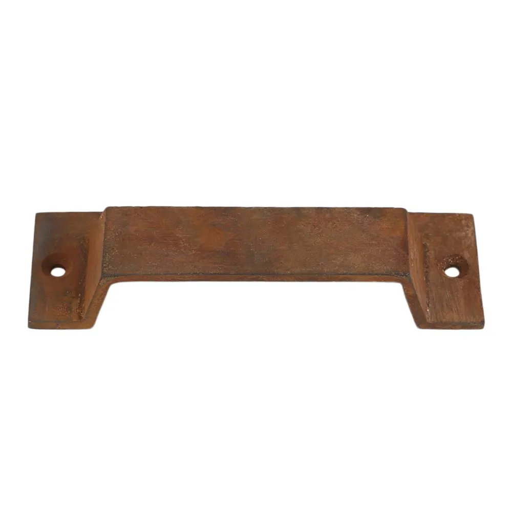 A29 Set of 10 Cast Iron Bin Pull, Modern Hardware for Cabinets Drawer Bins Doors, 4.5 x 1 x 1.25 inch, Kitchen Cabinet and Cupboard Door Pull (Iron, Black Coated Finish)