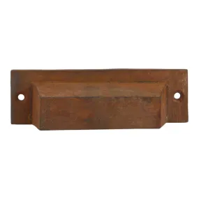 A29 Set of 10 Cast Iron Bin Pull, Modern Hardware for Cabinets Drawer Bins Doors, 4.5 x 1 x 1.25 inch, Kitchen Cabinet and Cupboard Door Pull (Iron, Black Coated Finish)