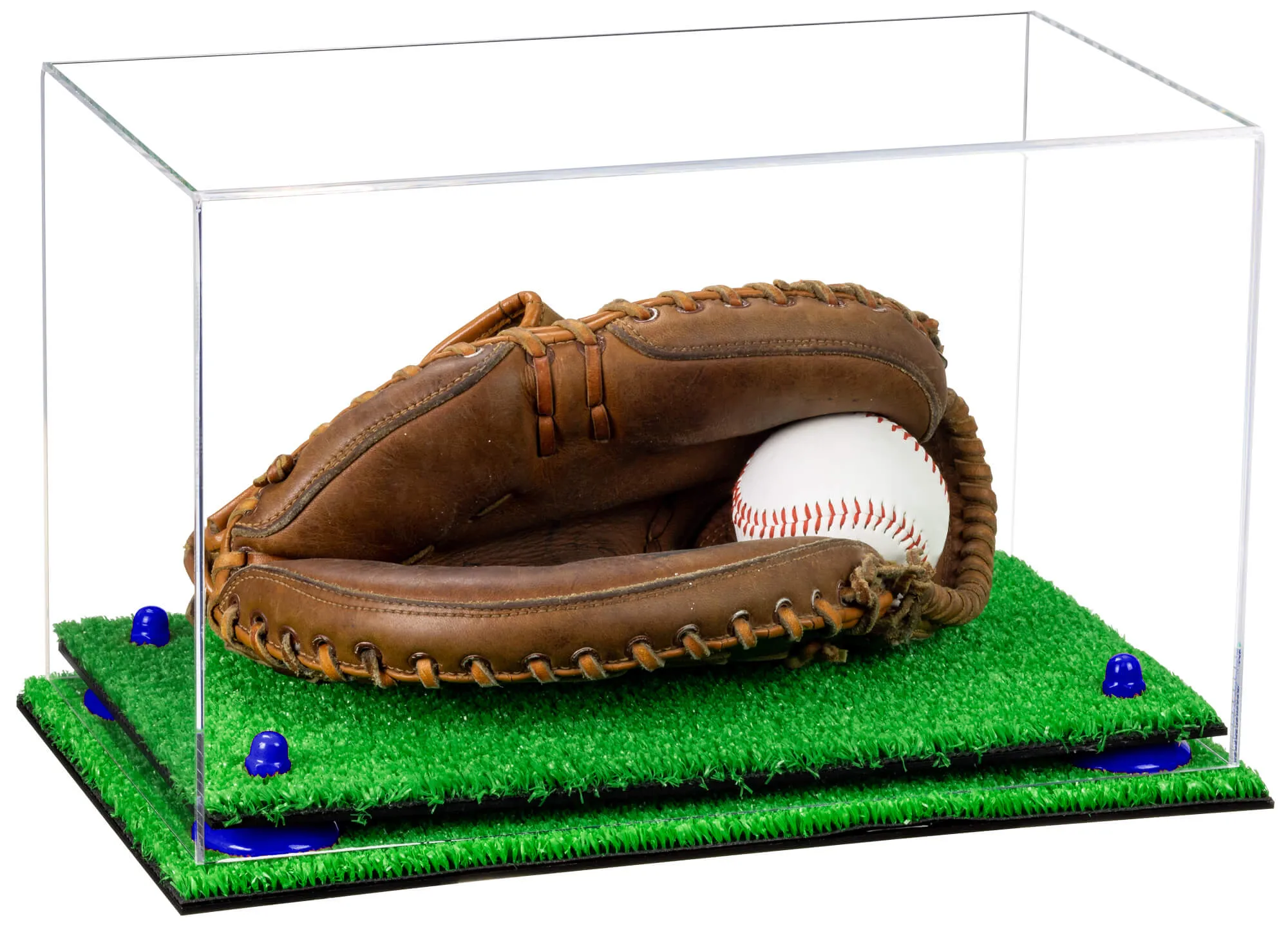 Acrylic Baseball Catchers Glove Display Case - Clear (V16/A011)