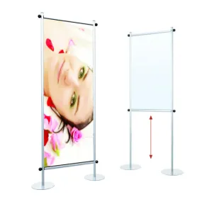 Adjustable Large Graphic Poster Stands  | for 48" Wide Signs