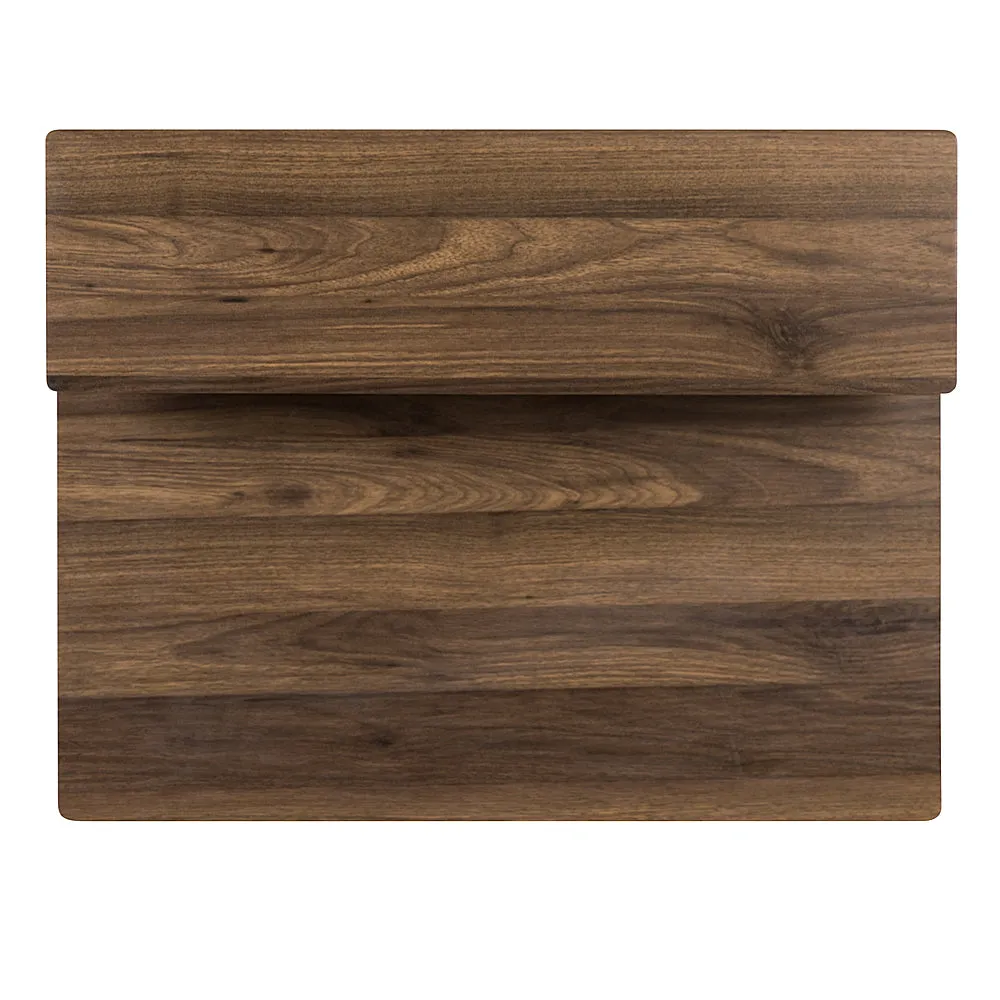 Alamont Home - Clifton Rectangle Contemporary Laminate  Home Office Desk - Rustic Walnut