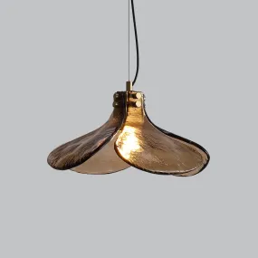 All copper retro nostalgic bedroom pendant light personality dining room bar desk lamp Designer tawny glass pendant lamp