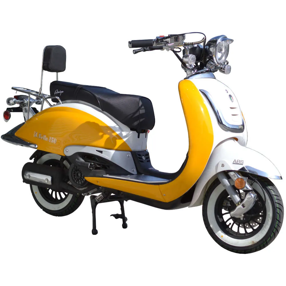Amigo Bello the Classic Heritage 150cc Scooter. The legendary Heritage is back. CA Legal
