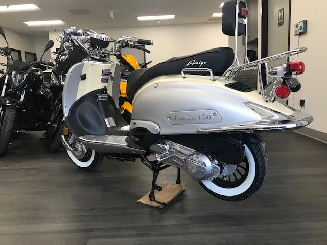 Amigo Bello the Classic Heritage 150cc Scooter. The legendary Heritage is back. CA Legal