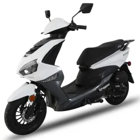 Amigo GTO 50 Automatic Moped Scooter, FULLY ASSEMBLED, Electric Start, Custom Rims