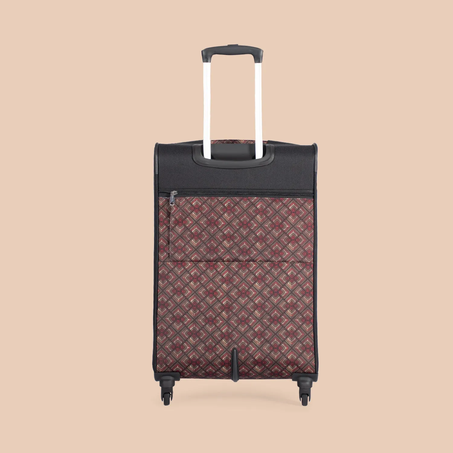 Amritsar Phulkari Avasa Trolley Bag (Black)