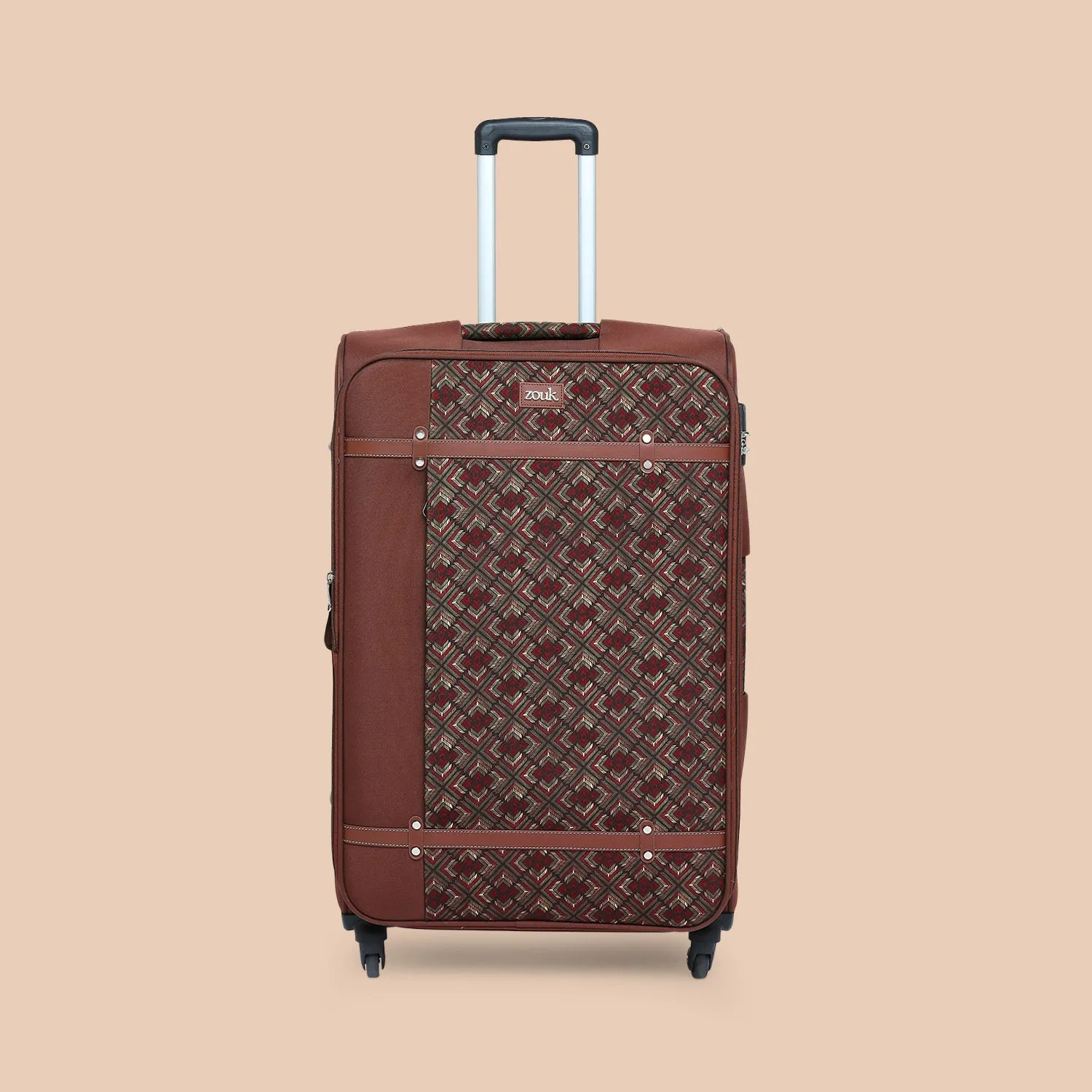 Amritsar Phulkari Saira Trolley Bag (Large)