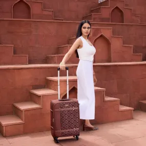 Amritsar Phulkari Saira Trolley Bag