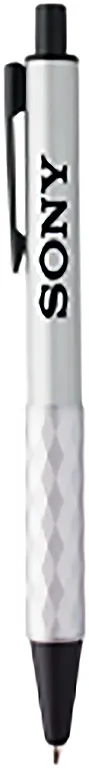 AMS-WIPP 757 - TIPSA - Push Action Aluminium Ballpen - Silver