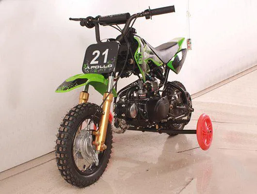 Apollo DB-21 XST 70cc Pit/Dirt Bike Semi-Auto Kids Model 25" Seat Height-OFF ROAD ONLY, CA Legal