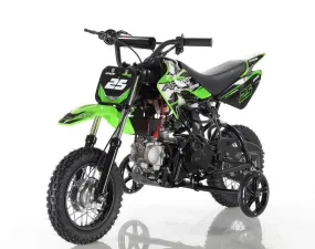 Apollo DB25 70cc Pit/Dirt Bike Kids Fully Automatic, Electric start, 22 inch seat height-OFF ROAD ONLY, NOT STREET LEGAL-