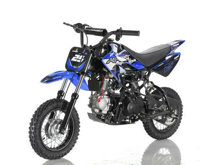Apollo DB25 70cc Pit/Dirt Bike Kids Fully Automatic, Electric start, 22 inch seat height-OFF ROAD ONLY, NOT STREET LEGAL-