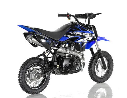 Apollo DB25 70cc Pit/Dirt Bike Kids Fully Automatic, Electric start, 22 inch seat height-OFF ROAD ONLY, NOT STREET LEGAL-