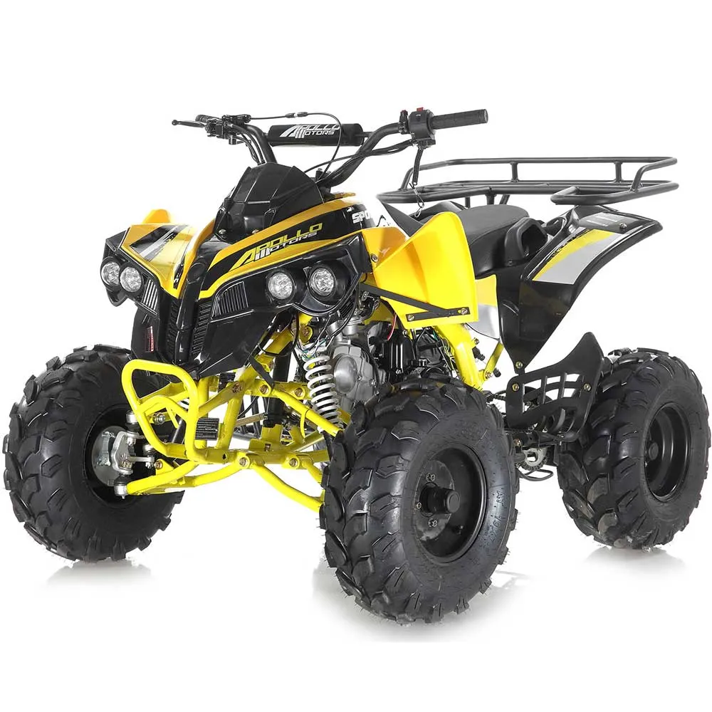 Apollo Sport Trax 125cc Youth Race Style Quad. Automatic trans with reverse, 12-Year-old and Up