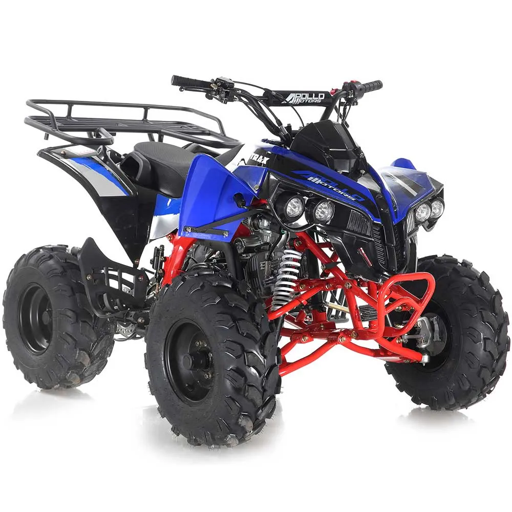 Apollo Sport Trax 125cc Youth Race Style Quad. Automatic trans with reverse, 12-Year-old and Up