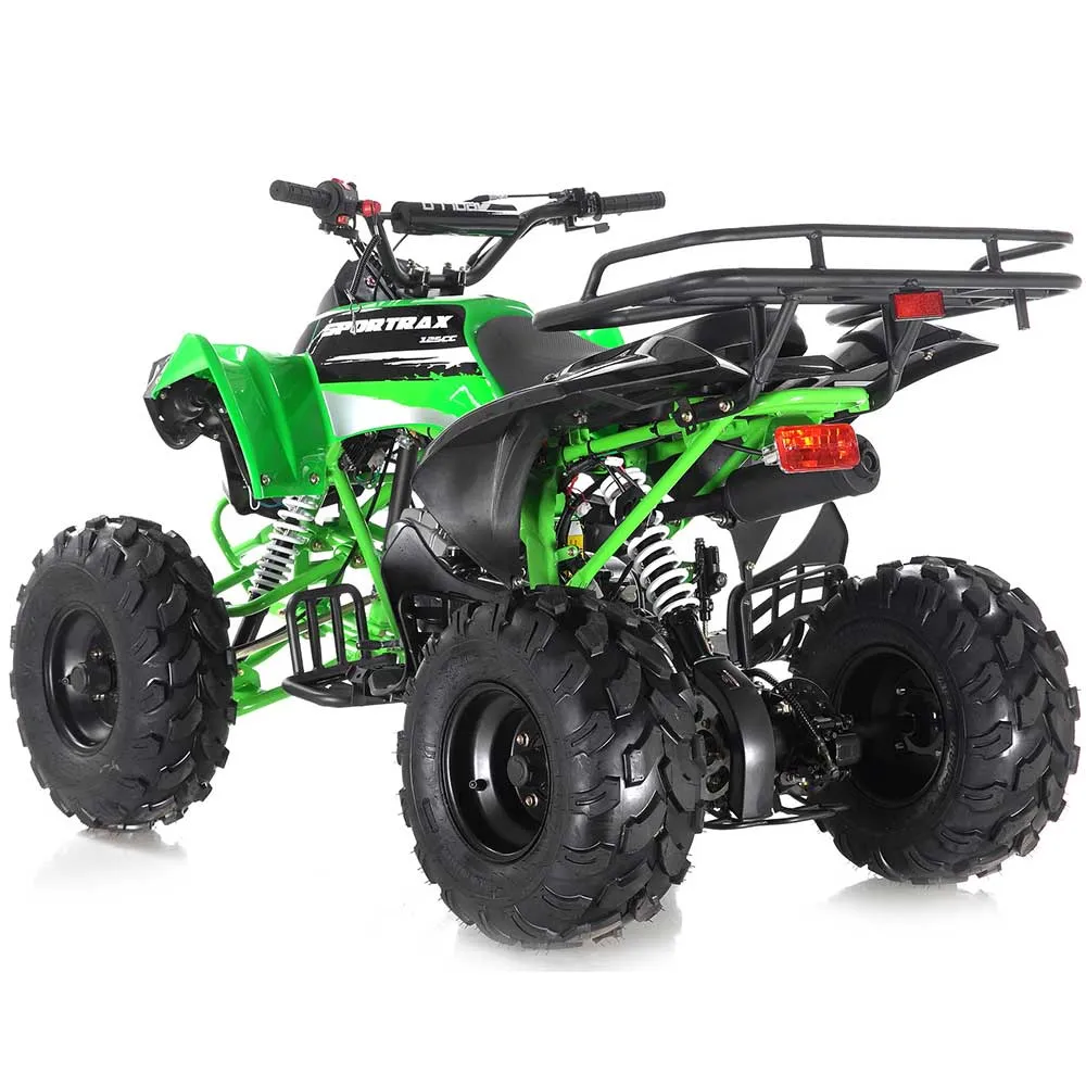 Apollo Sport Trax 125cc Youth Race Style Quad. Automatic trans with reverse, 12-Year-old and Up